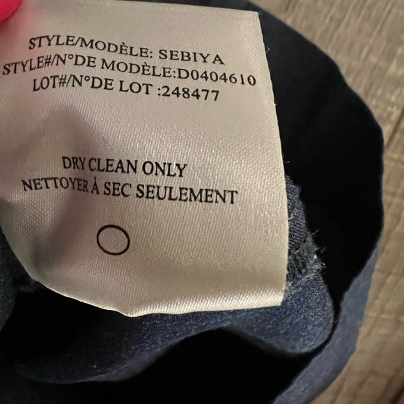 Theory Sleeveless Navy Mini Dress with full zip up front & pockets sz M EUC - Picture 9 of 10